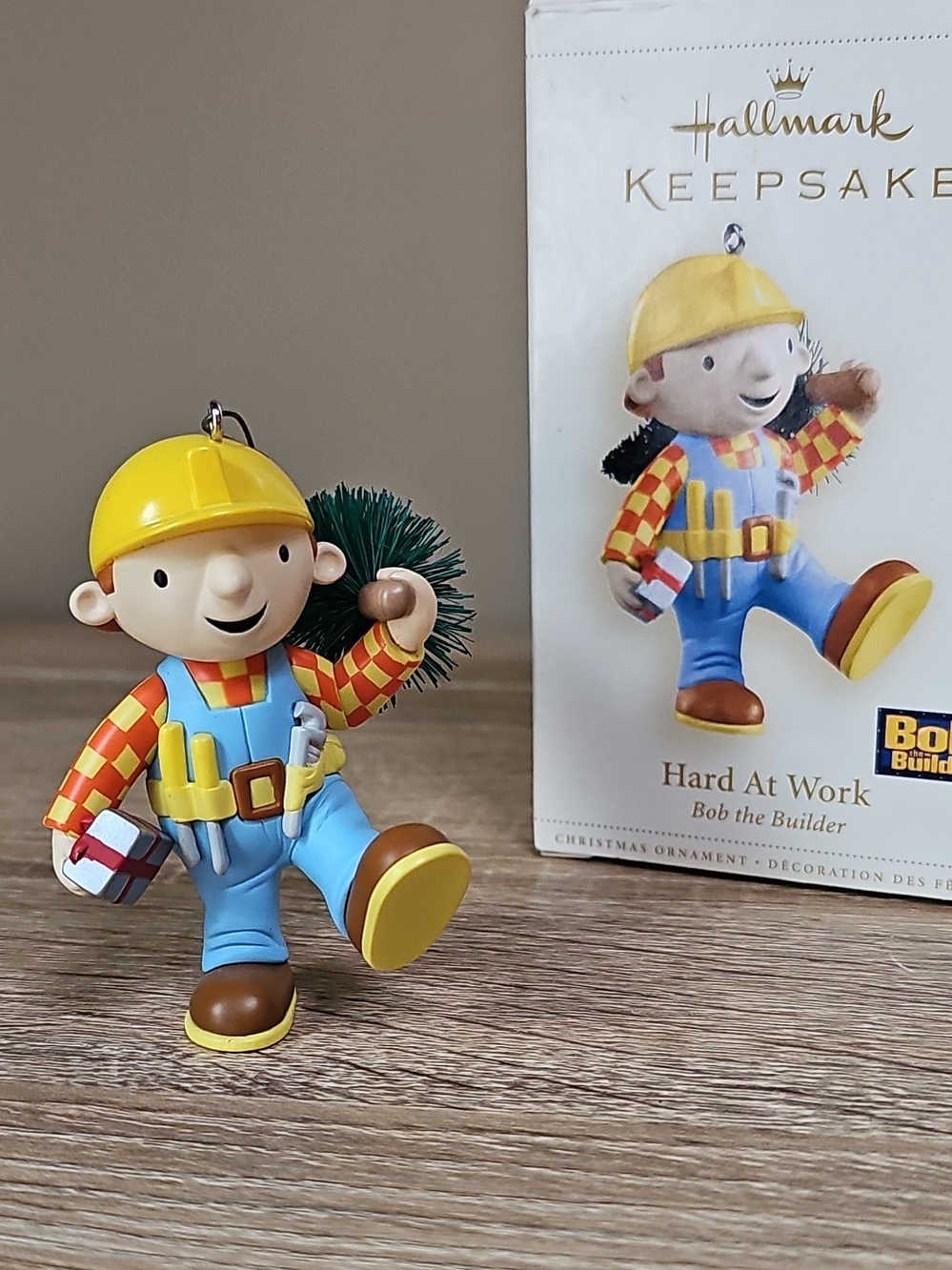 Hallmark Keepsake 'Hard At Work' Bob the Builder Ornament - Yellow Helmet
